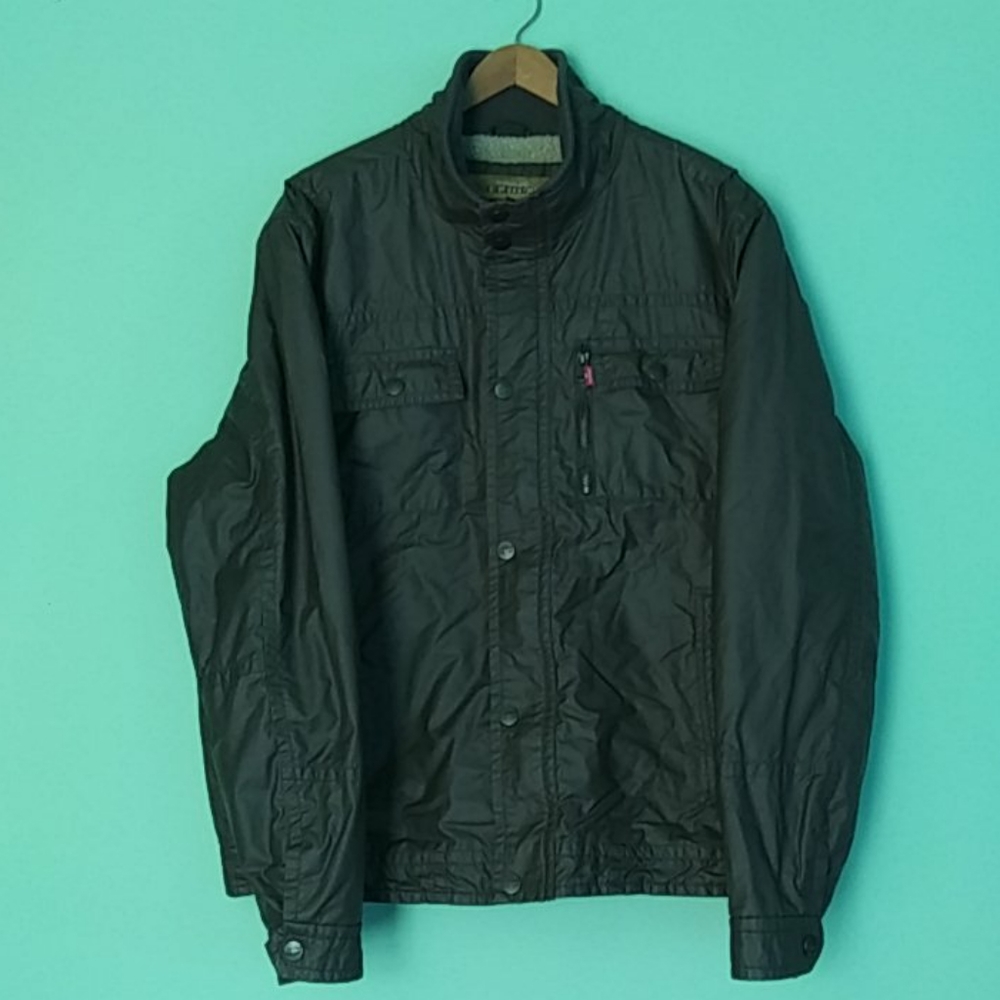 Green Levi's Lined Weatherproof Coat X-Large